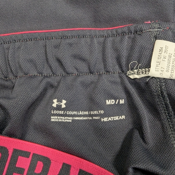 Under Armour Women's Black and Gray Athletic Running Shorts Lot Of 2 Sz Medium - Picture 4 of 5